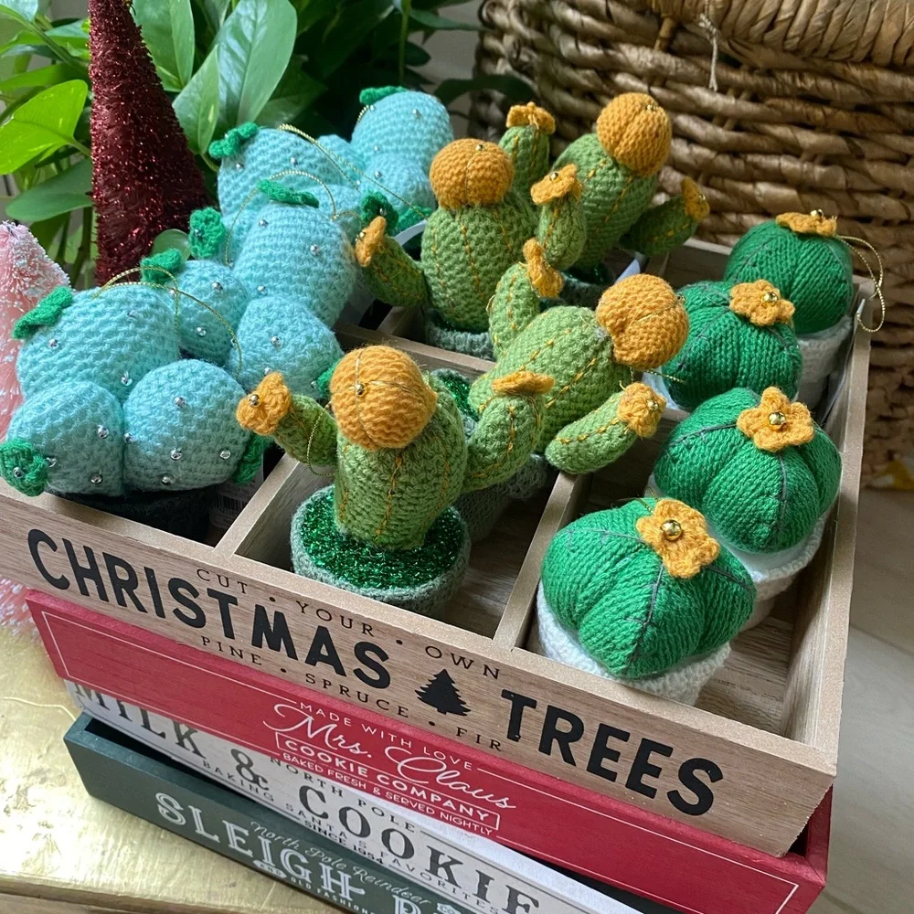 Target Holiday Decor Wooden Boxes - Red, Green, Brown